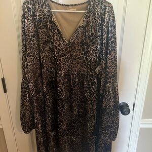 Southern Stitch Leopard Print Dress